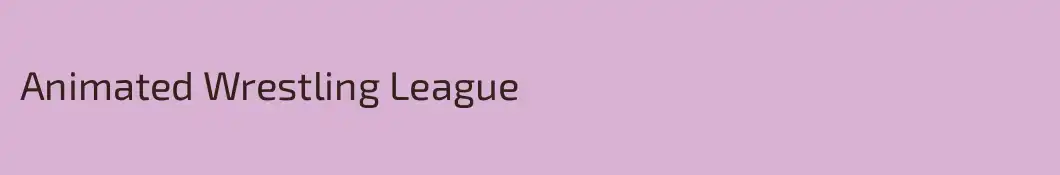 Animated Wrestling League